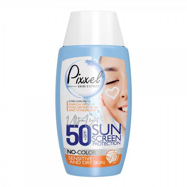 ضد آفتاب بدون رنگ spf50 پیکسل