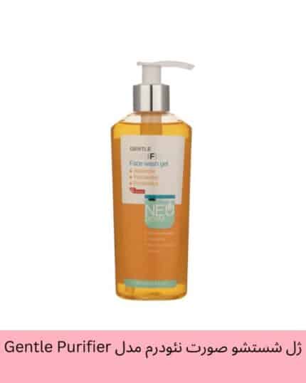 ژل شستشوی صورت نئودرم مدل Gentle Purifier مناسب پوست نرمال و خشک حجم 200 میلی لیتر