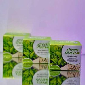 پودر فیکس و پنکک کیس بیوتی چای سبز